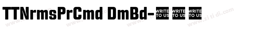 TTNrmsPrCmd DmBd字体转换